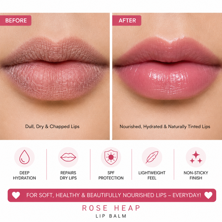 Rose Heap Lip Balm with SPF - Tinted (5g)