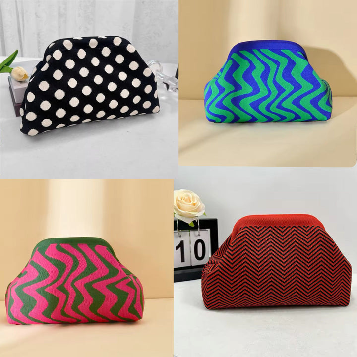 Cloud Knit Clutch bag