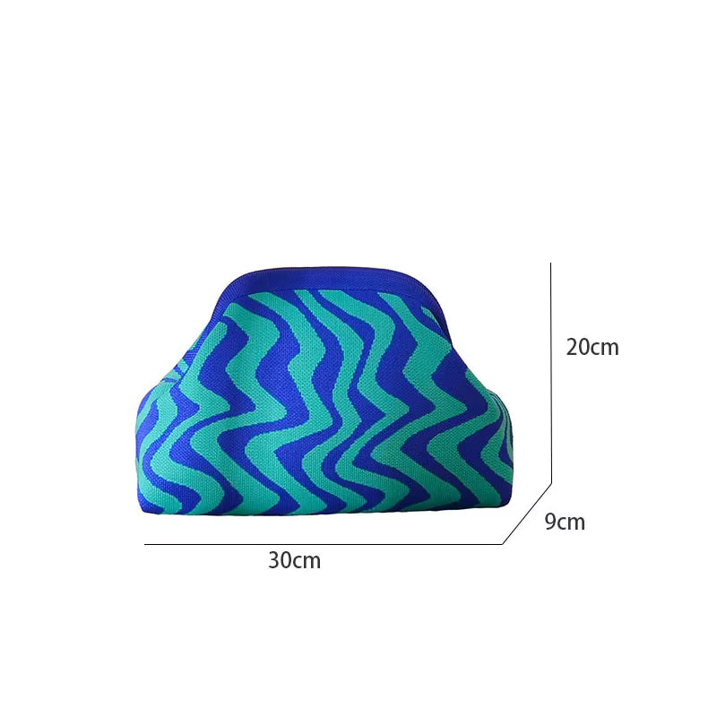 Cloud Knit Clutch bag