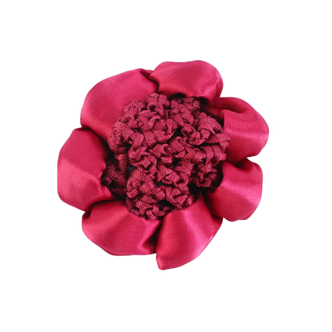 Floral Juda Bun Hair Accessory