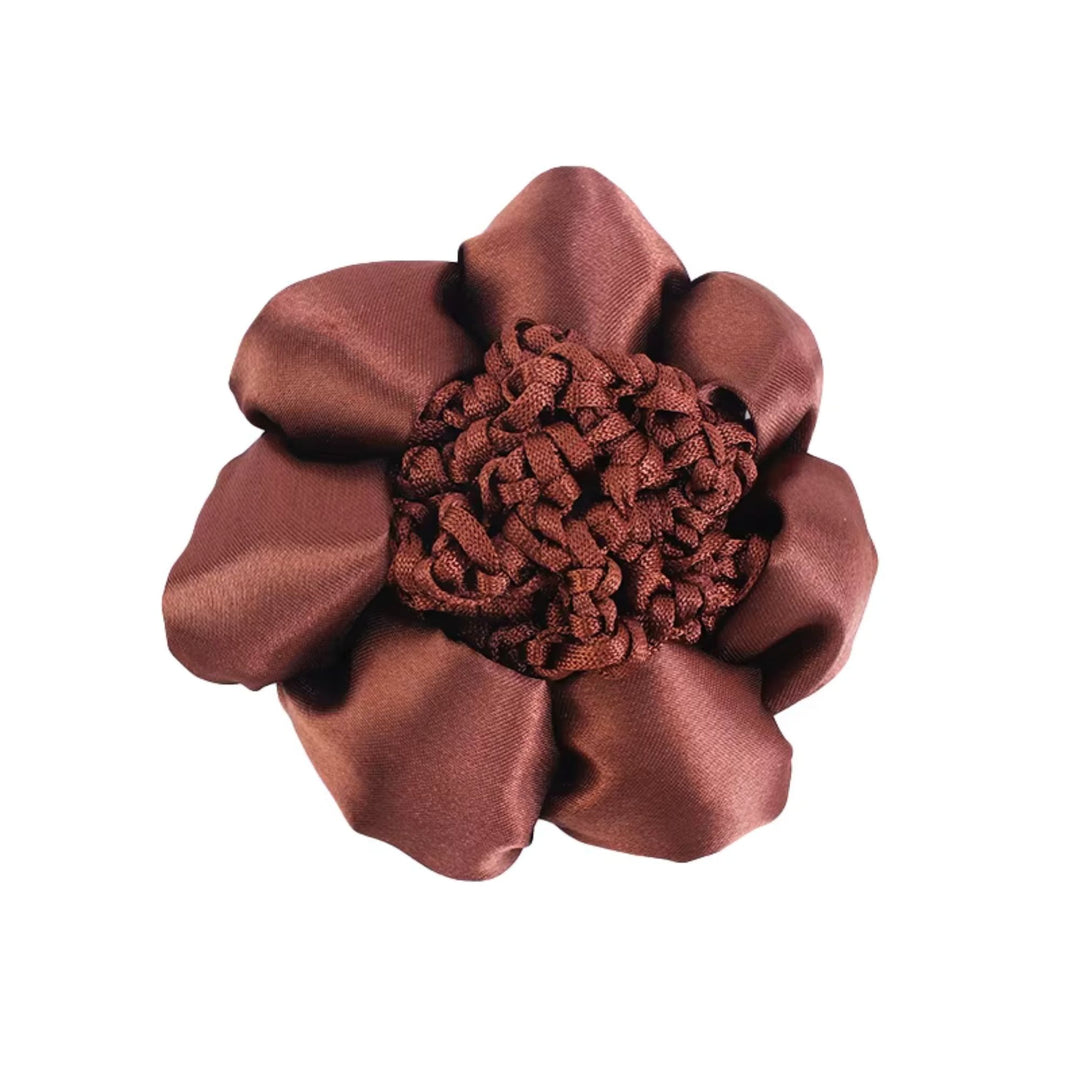 Floral Juda Bun Hair Accessory